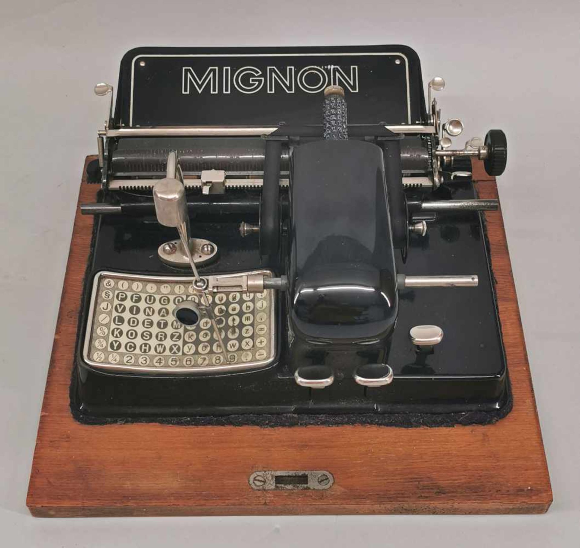 Zeiger-Schreibmaschine AEG Mignon 4 - Image 2 of 3
