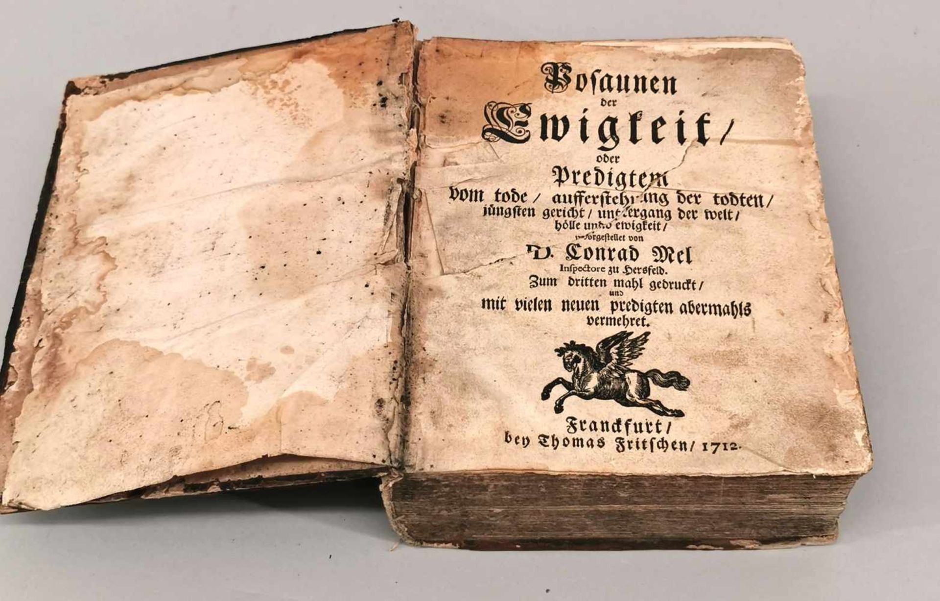 Buch Posaunen der Ewigkeit v. 1712