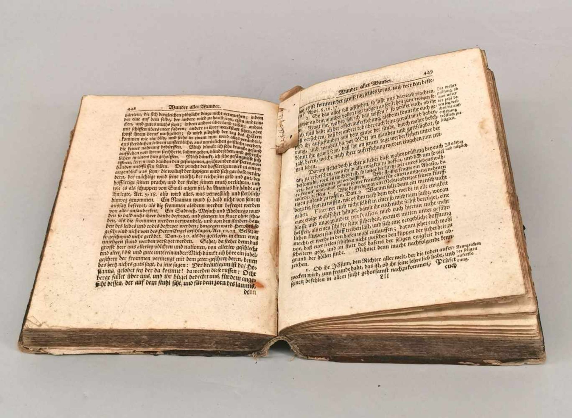 Buch Posaunen der Ewigkeit v. 1712 - Image 3 of 5