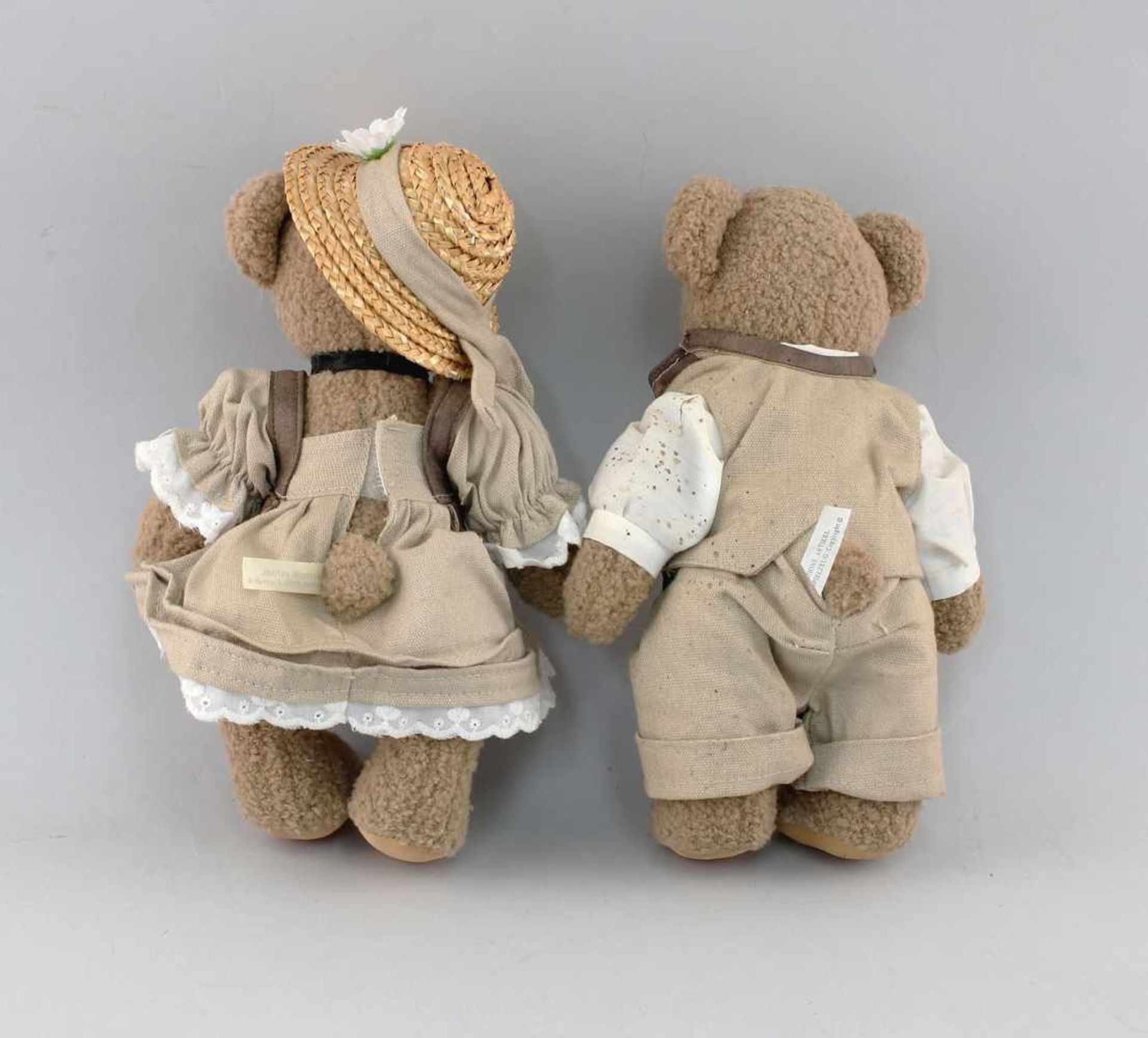 2 Teddys mit Schaukel-Pferd - Image 3 of 4