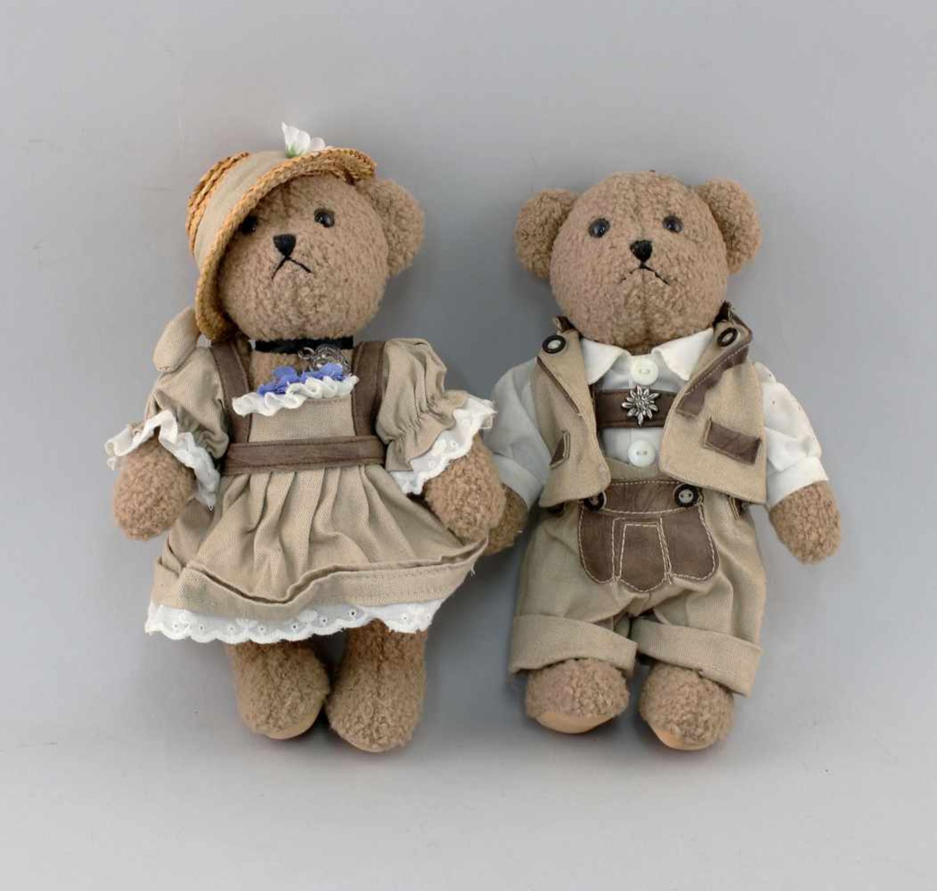 2 Teddys mit Schaukel-Pferd - Bild 2 aus 4