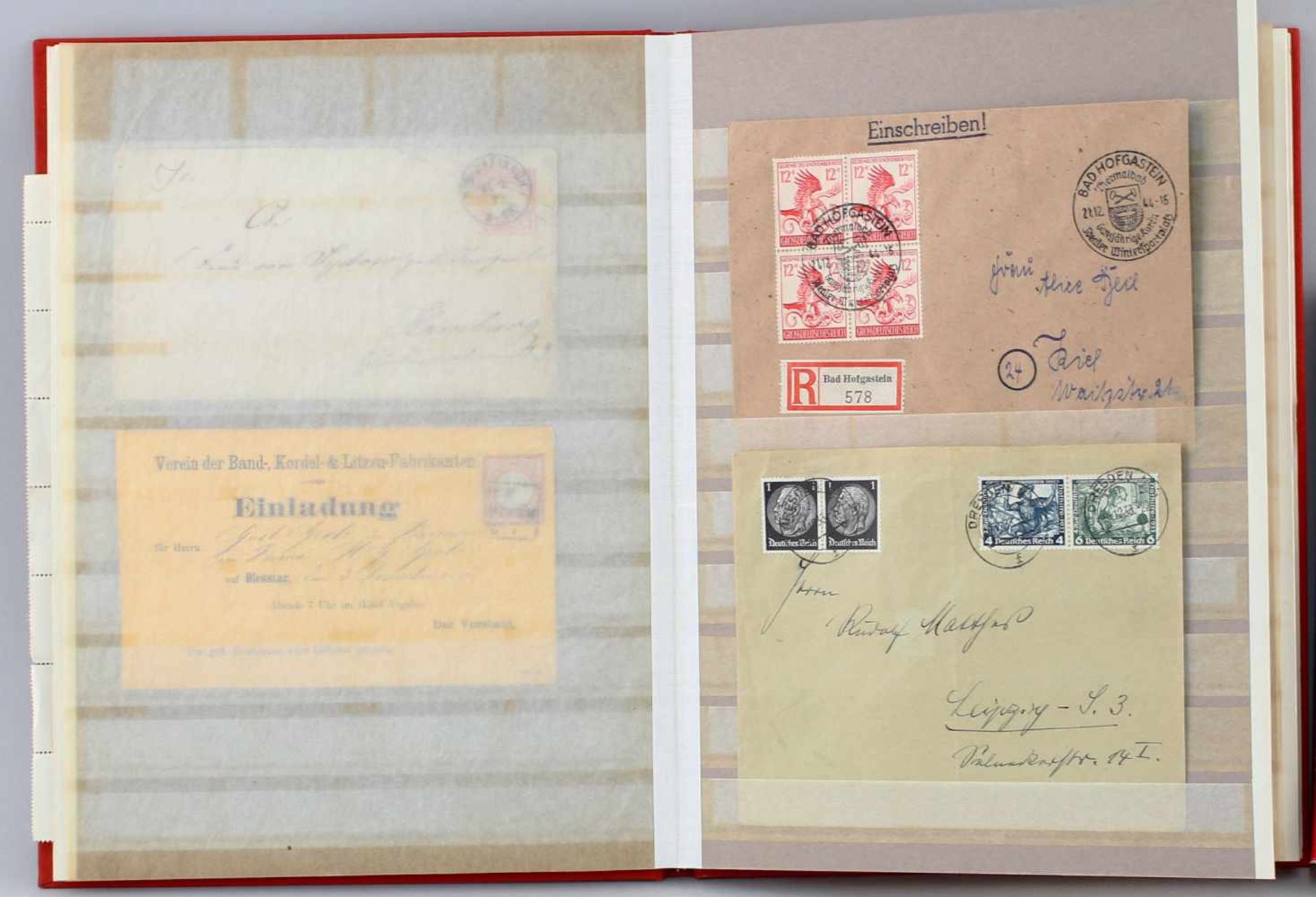 Briefmarken-Album Deutsches Reich - Bild 4 aus 6