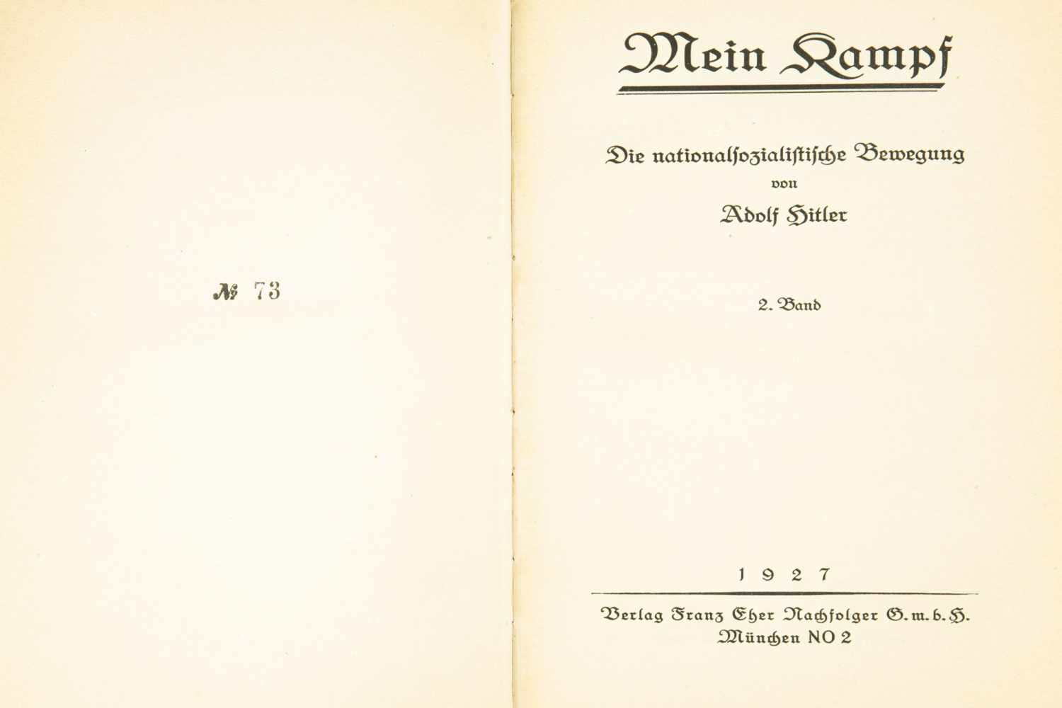 Magnificent edition 'Mein Kampf'