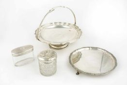 Set of silver objects