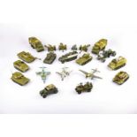 Set of Dinky Toys military toys