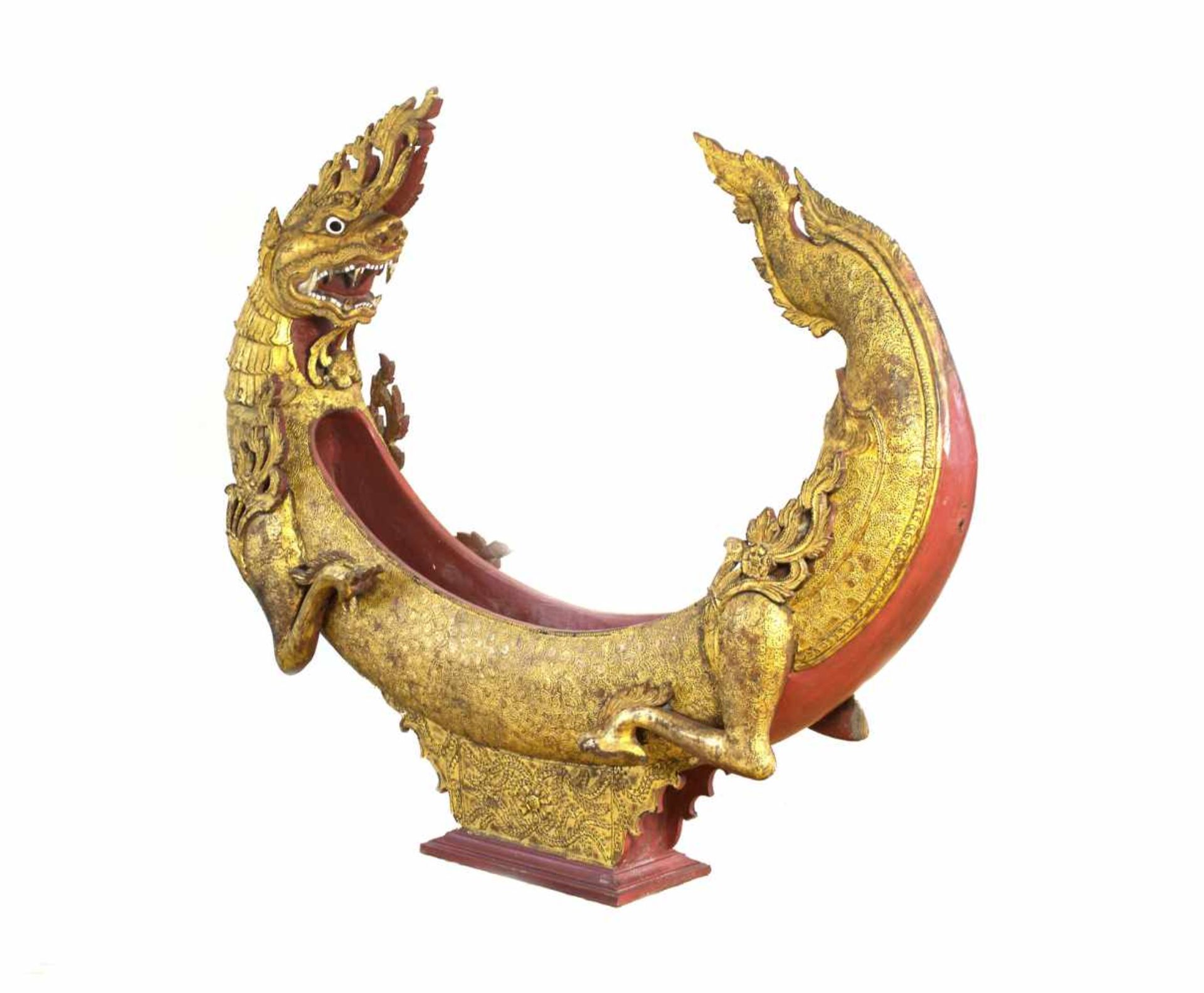 Naga in the form of a sound box or incense burner