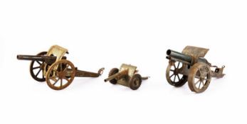 Set of tin toys