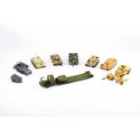 Set of Corgi Toys military toys