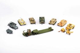 Set of Corgi Toys military toys