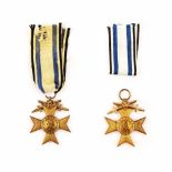 Set of military merit crosses with swords (3rd form)