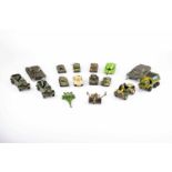 Set of military toys