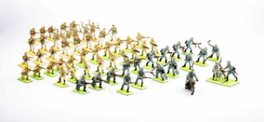 Set of 'Deetail' toy soldiers