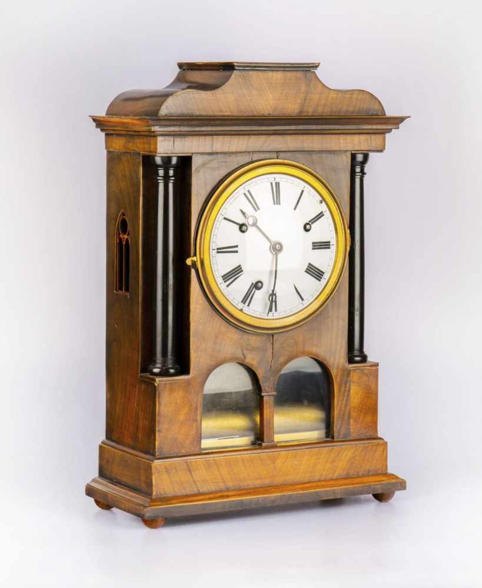 Chimney clock with roller mechanism - Image 2 of 3