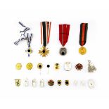 Set of medals, decorations and civil badges of the Third Reich