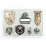 Set of badges of the Third Reich