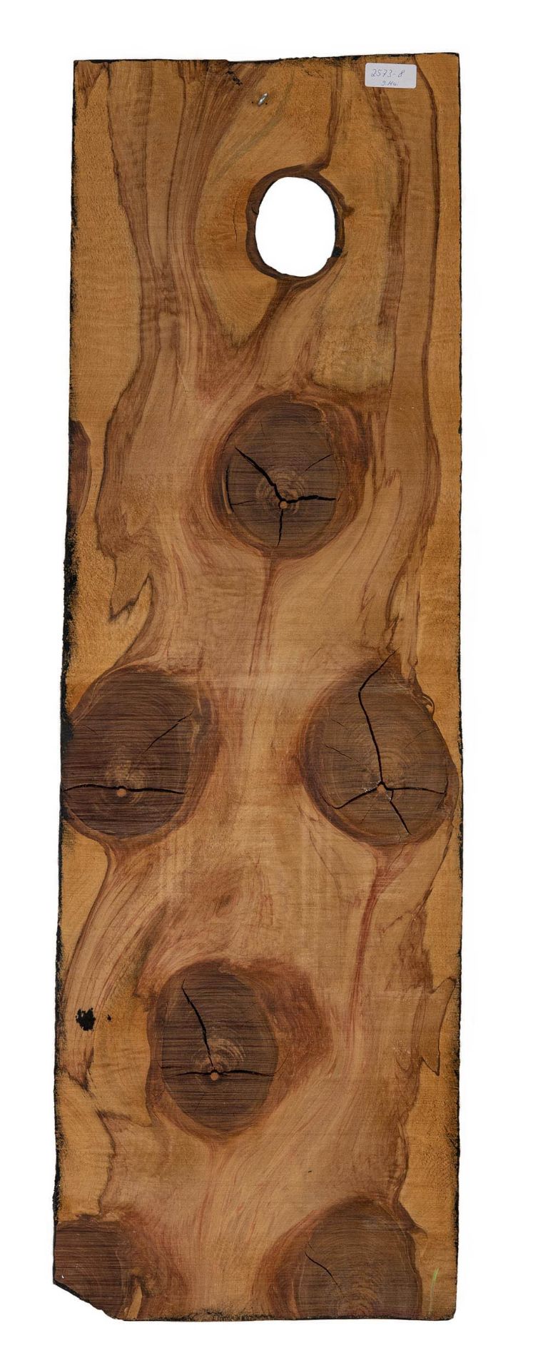 ROTAR (1926 Berlin - 1999 Düsseldorf) (F)'22', Holz, farbig staffiert, 86 cm x 27 cm x 1,5 cm, in - Bild 3 aus 3