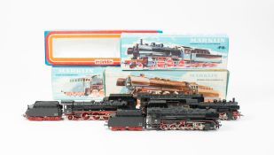 Märklin Konvolut Lokomotiven diverse BR4-tlg., H0, 3047, 3098, 3048 und 3085, Güterzuglokomotive mit