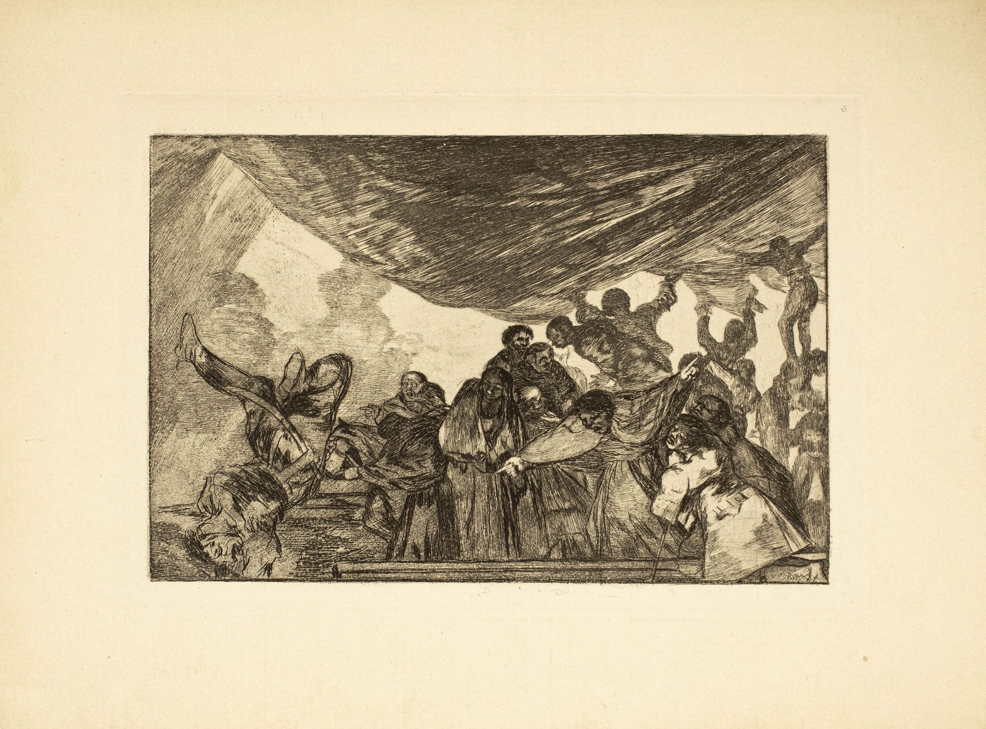 Francisco José de Goya Lucientes (1746 Fuendetodos - 1828 Bordeaux)Disparato Claro (