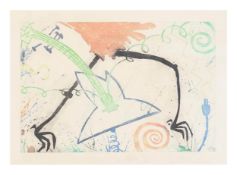 Susan Jane Norrie (1953 Sydney)'Hendrix', Farbradierung auf Papier, 60 cm x 90 cm Plattenmaß, 1/