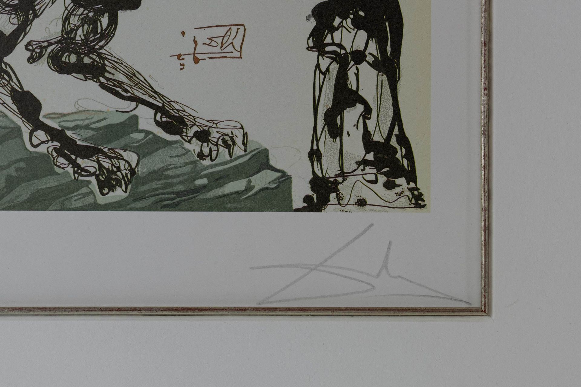 Salvador Dalí (1904 Figueres/Spanien - 1989 ebenda) (F)3-tlg. aus 'Göttliche Kommödie', 'Die Hölle', - Bild 7 aus 7