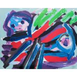 Karel Appel (1921 Amsterdam - 2006 Zürich) (F)O.T., Farblithografie auf dünnem Karton, 55 cm x 75 cm