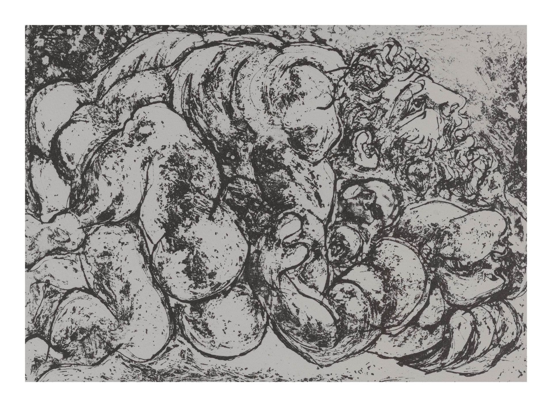 Pablo Picasso (1881 Malaga - 1973 Mougins) (F)'Le Viol', Lithografie auf Bütten, 28,7 cm x 39 cm