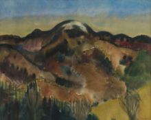 Heinz May (1878 Düsseldorf - 1954 ebenda)Bergige Landschaft, Aquarell auf Papier, 45 cm x 58 cm