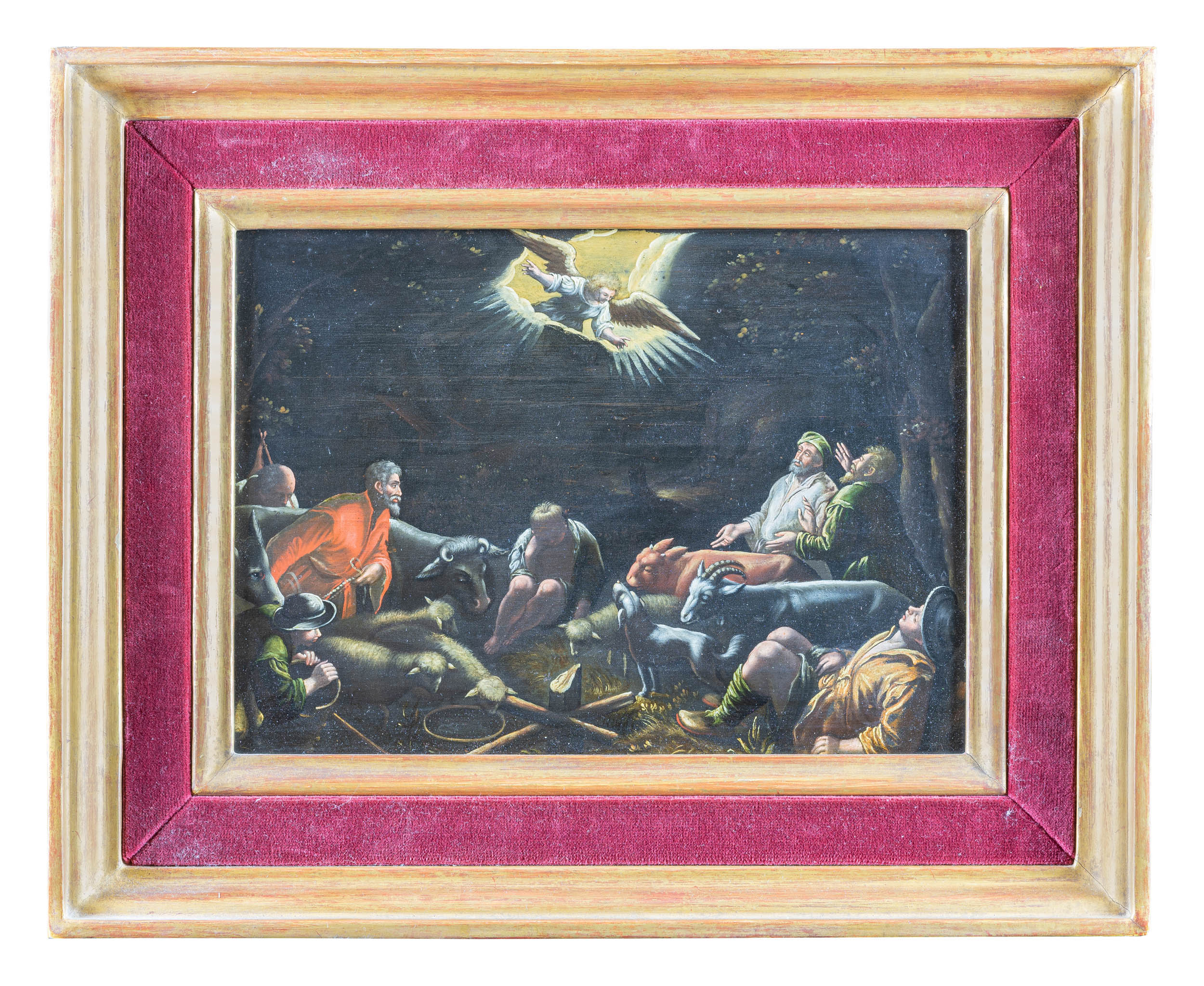 Kopie nach Jacopo dal Ponte Bassano (1510 - 1592 Bassano del Grappa)Die Verkündigung an die - Image 2 of 2