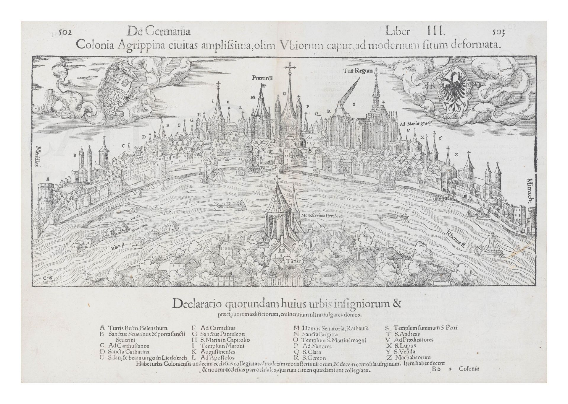 Konvolut Karten und Stadtansichten (16.-17. Jh.)5 tlg., Essen 'Civitatis Essensis Exactiss: - Bild 8 aus 9