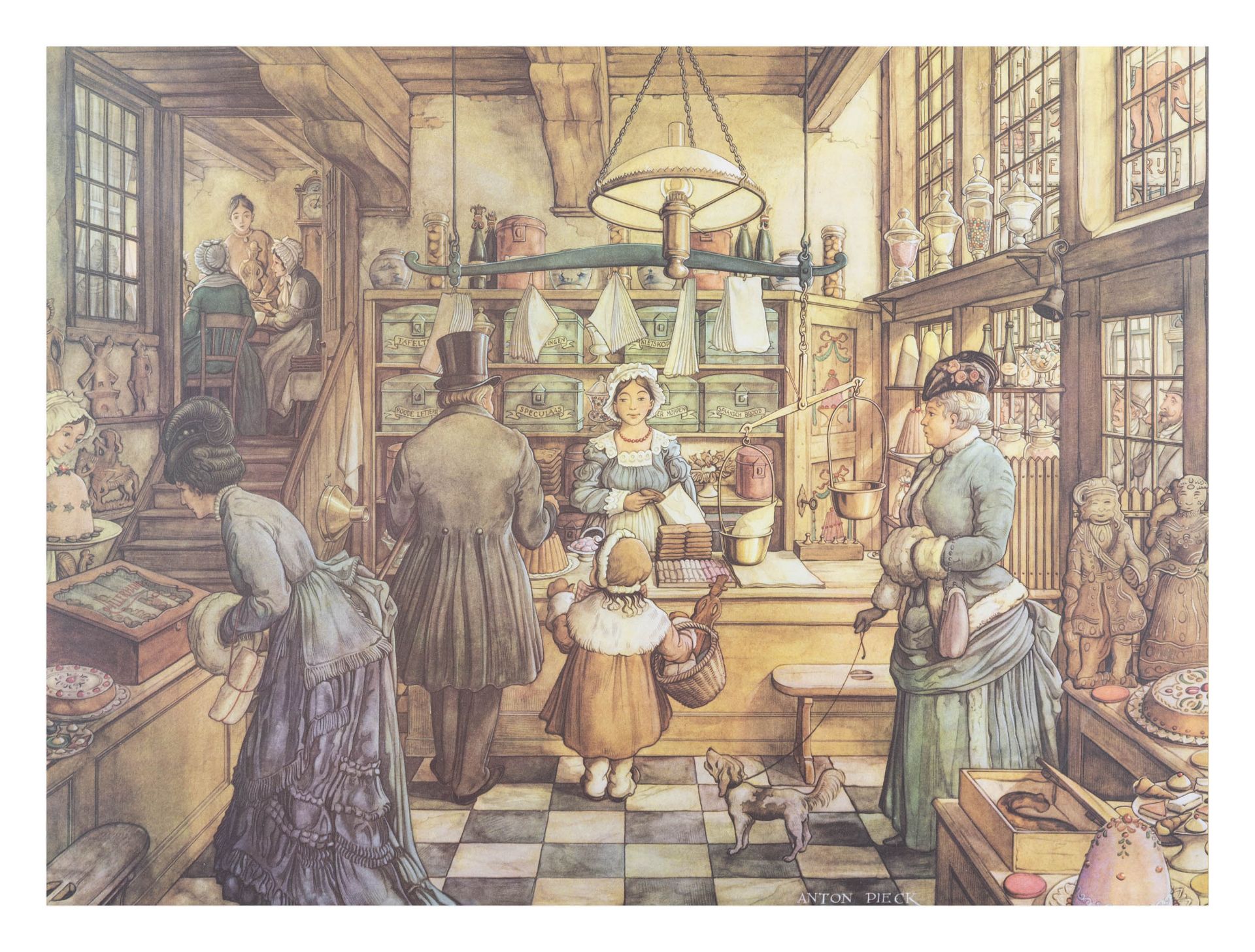 Anton Pieck (1895 Den Helder - 1987 Overveen)4-tlg. Konvolut, Offsetdruck auf Papier, 36 cm x 50 - Bild 2 aus 9