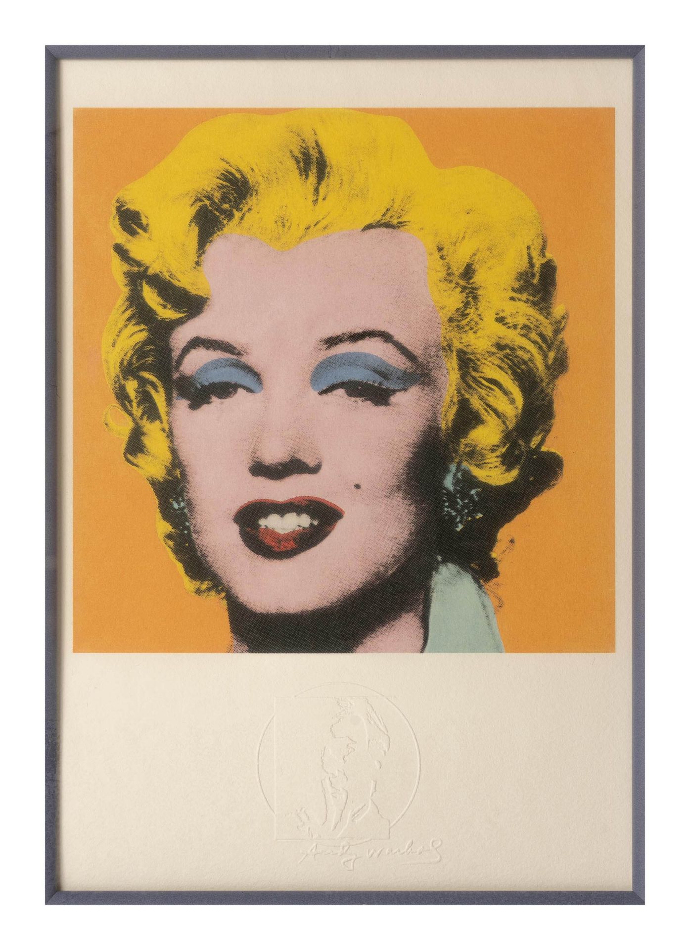 Andy Warhol (1928 Pittsburgh - 1987 New York)'Shot Orange Marilyn', Siebdruck, erstmalige