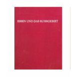 Verschiedene Künstler (20. Jh.)9-tlg. Mappe, 'Essen und das Ruhrgebiet', 3 Holzschnitte und 6