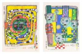 Friedensreich Hundertwasser (1928 Wien - 2000 Brisbane) (F)