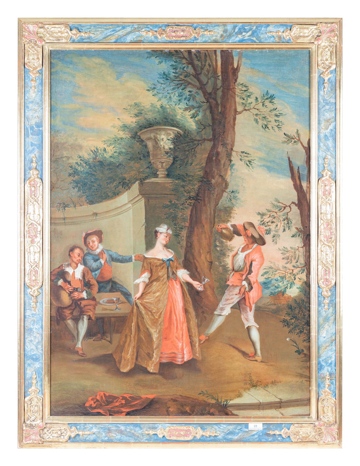 Jean-Antoine Watteau (1684 Valenciennes - 1721 Nogent-sur-Marne) (Umkreis) - Bild 2 aus 3