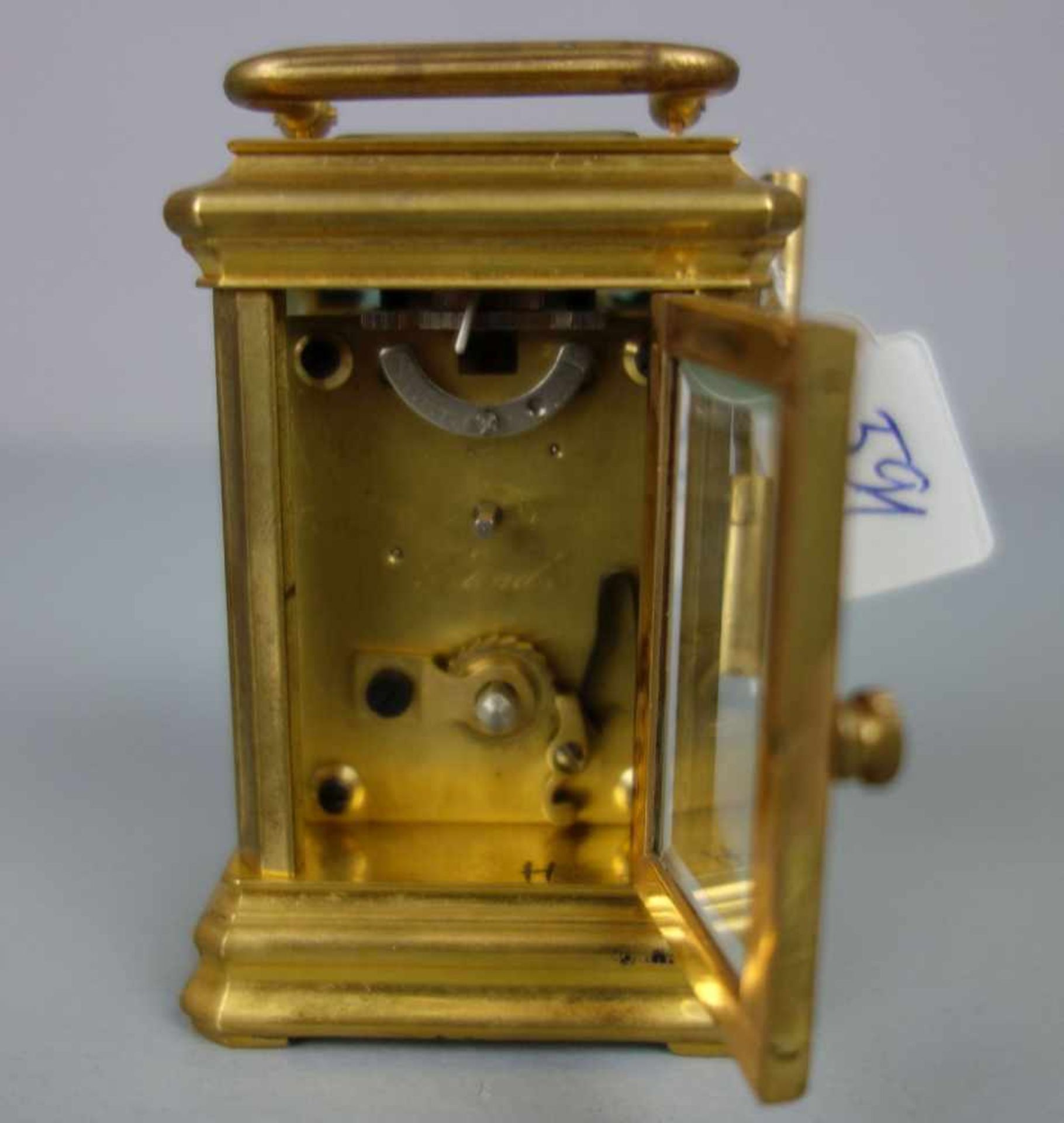 FREIMAURERUHR / TISCHUHR MIT FREIMAUERERSYMBOLIK / Masonic Watch, gemarkt "Hands". Uhr gearbeitet in - Bild 5 aus 6