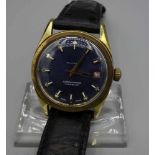 VINTAGE ARMBANDUHR - TECHNOS / wristwatch, Mitte 20. Jh., Automatik-Uhr, Manufaktur Gunzinger Freres