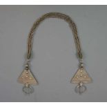 BERBERSCHMUCK: FIBELN UND KETTE, Fomesgite, 1. Hälfte 20. Jh., Silber, Gewicht 320 g. Große Kette