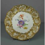 PRUNKSCHALE / bowl, Porzellan, Manufaktur Meissen mit Jubiläumsmarke 1710-1910 (1. Wahl) sowie