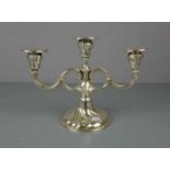 KANDELABER / KERZENSTÄNDER / candlestick, 1. H. 20. Jh., deutsch, 830er Silber, Gesamtgewicht 835