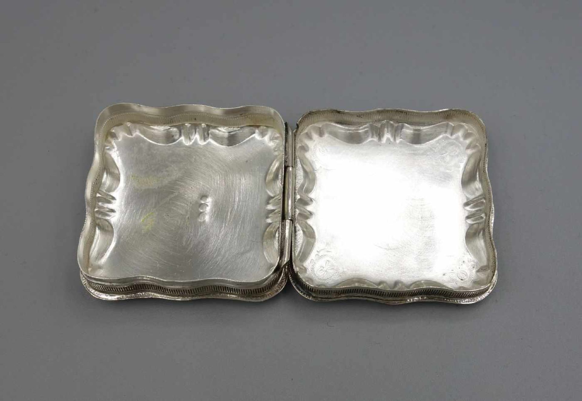 PILLENDOSE / DECKELDOSE / SCHATULLE / pillbox, Niederlande, 835er Silber (Marke ab 1953), 25 - Bild 5 aus 5