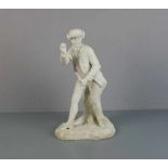 SEVRES TAFELAUFSATZ / JAGDLICHE FIGUR: "HUNDEFÜHRER" / "JÄGER", Biskuitporzellan, Manufaktur