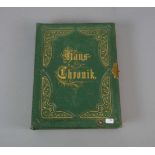 HAUS-CHRONIK / GEDENKBUCH FÜR FAMILIEN, zwischen 1865 und 1900. Mit zwölf Illustrationen von Hermine