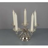 KANDELLABER / KERZENSTÄNDER / candlestick, 20. Jh., deutsch, 835er Silber, 877 Gramm. Unter dem