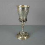 HISTORISMUS POKAL / KELCH / silver goblet, um 1878, wohl deutsch, 800er Silber, 268 Gramm, gemarkt