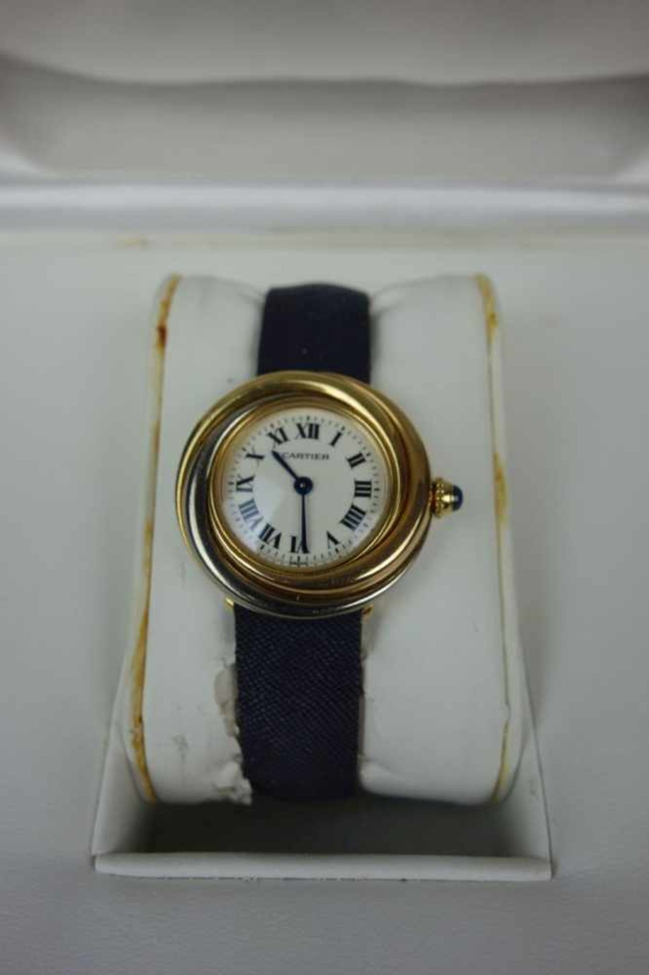 DAMEN ARMBANDUHR - CARTIER TRINITY / ladys wristwatch, Quartz-Uhr, 1998, Manufaktur Cartier / - Image 3 of 7