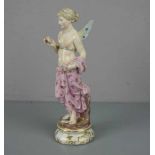 PORZELLANFIGUR "NYMPHE", Manufaktur Teichert, "Stadt Meißen". Marke zwischen 1864 und 1912.