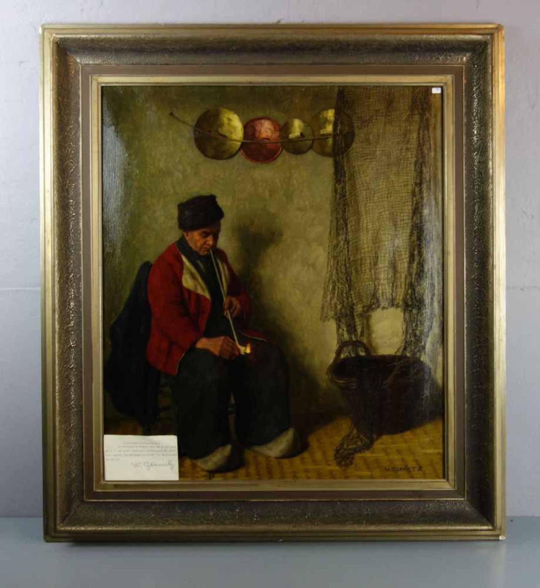 GDANIETZ, WILHELM (Mainz 1893-1962 Düsseldorf), Gemälde / painting: "Friesisches Interieur" / "