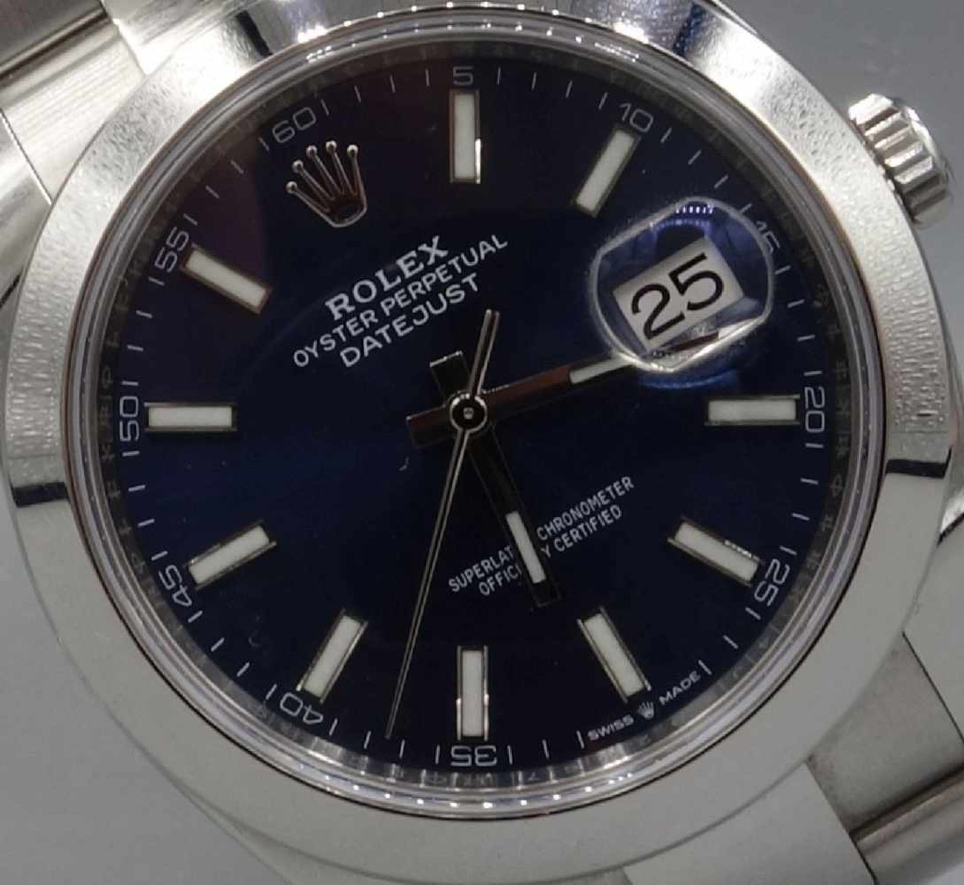 ARMBANDUHR - ROLEX OYSTER PERPETUAL DATEJUST / wristwatch, Rolex Watch Company / Schweiz, erworben - Image 15 of 15