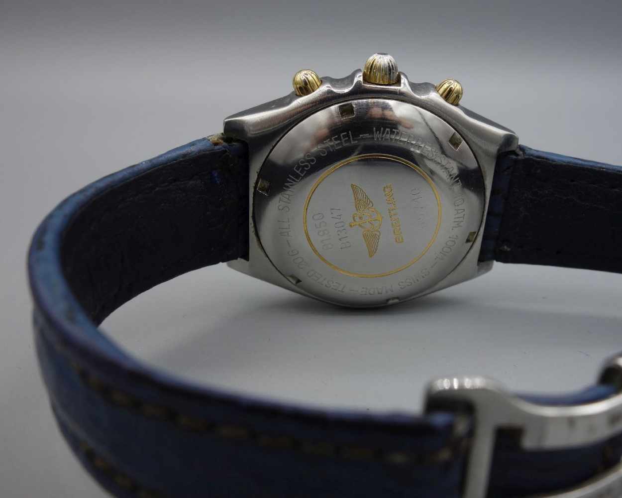 BREITLING "CHRONOMAT YACHTING" ARMBANDUHR / wristwatch, Automatik, Schweiz. Stahlgehäuse mit - Image 10 of 10