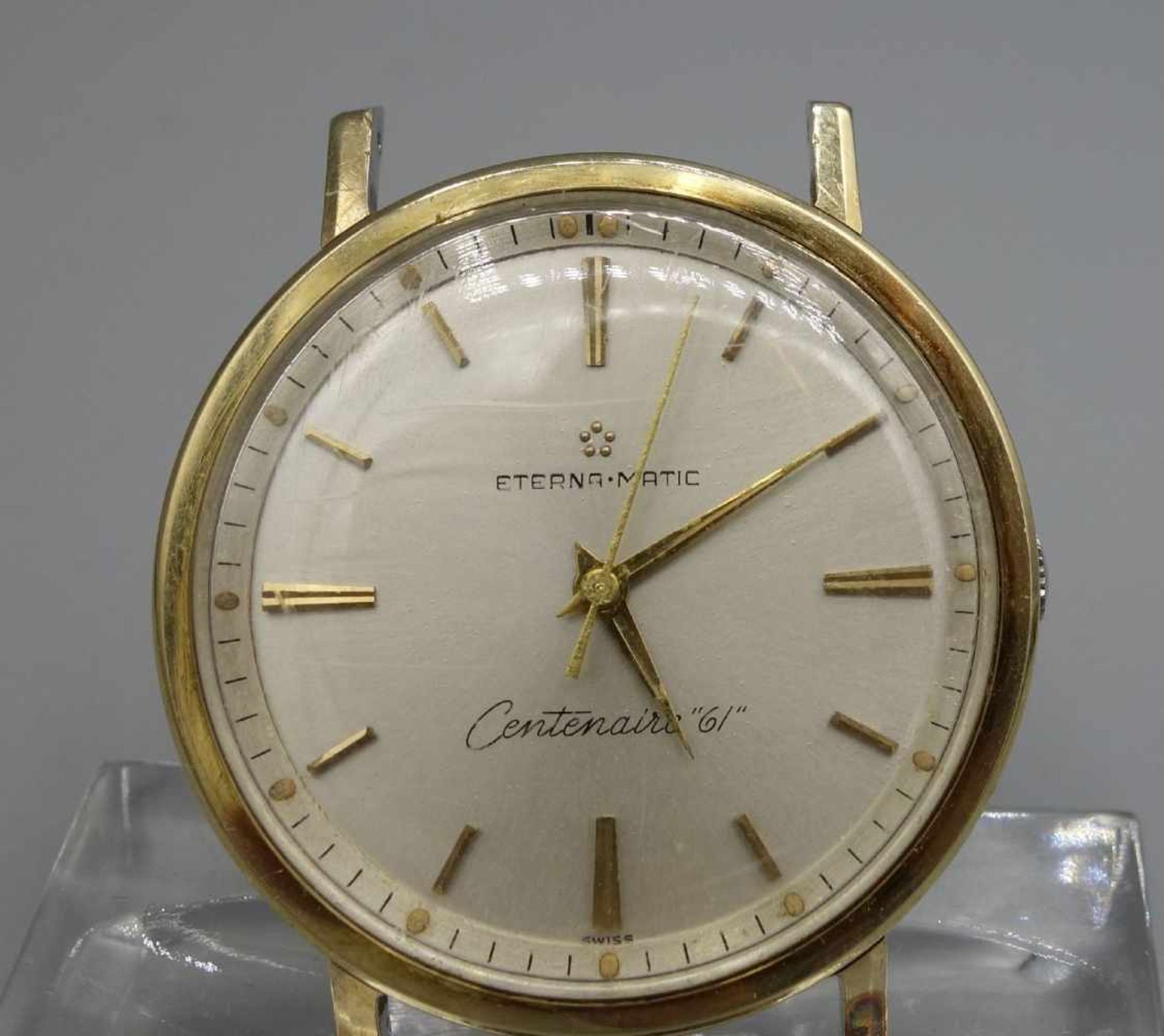 VINTAGE ARMBANDUHR / wristwatch, Automatik, Mitte 20. Jh., Eterna SA / Schild Freres & Co / - Bild 2 aus 9